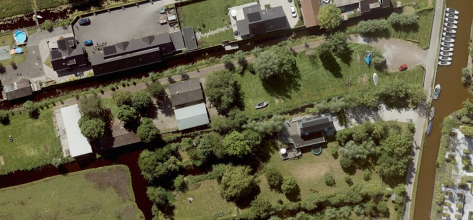 Waterscouting gouda terrein luchtfoto