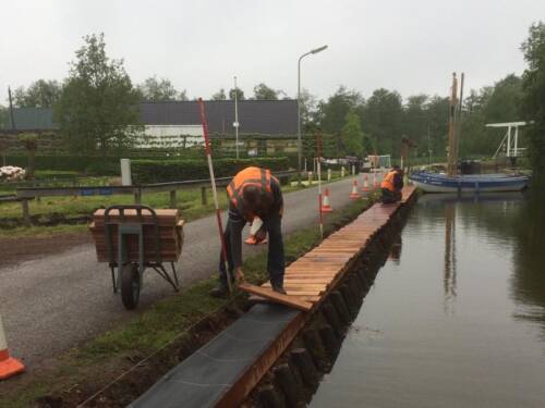 Aanleg steiger