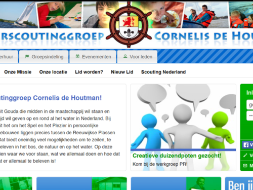 Waterscouting gouda cornelis de houtman website oud