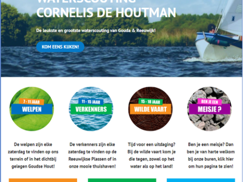 Waterscouting gouda cornelis de houtman website oud