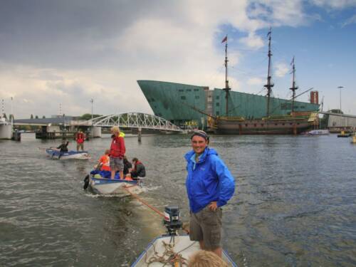 Slepen door Amsterdam