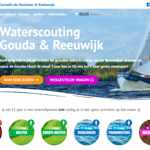 Waterscouting gouda website