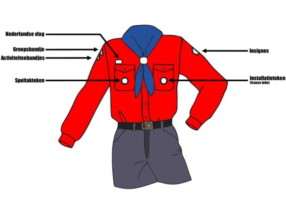 Waterscouting gouda uniform bevers