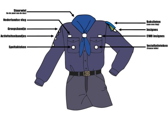 Waterscouting gouda uniform padvindsters